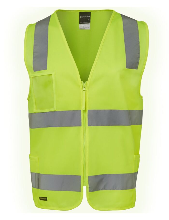 JB's HV (D+N) ZIP SAFETY VEST Thumbnail