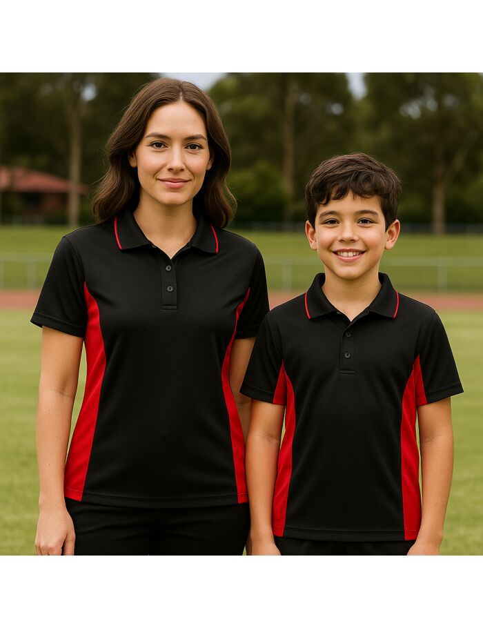 WOMENS/KIDS CONTRAST POLO Thumbnail